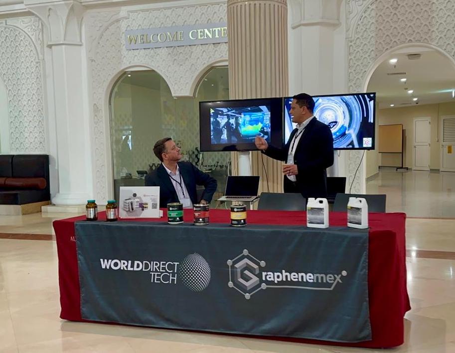 Graphenemex and World Direct Tech shine at materials science conference